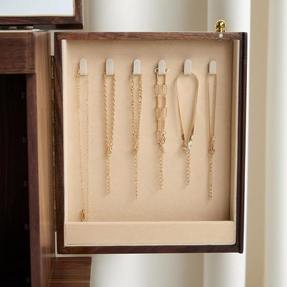 6-Layer Black Walnut Wooden Jewelry Box - Image 9