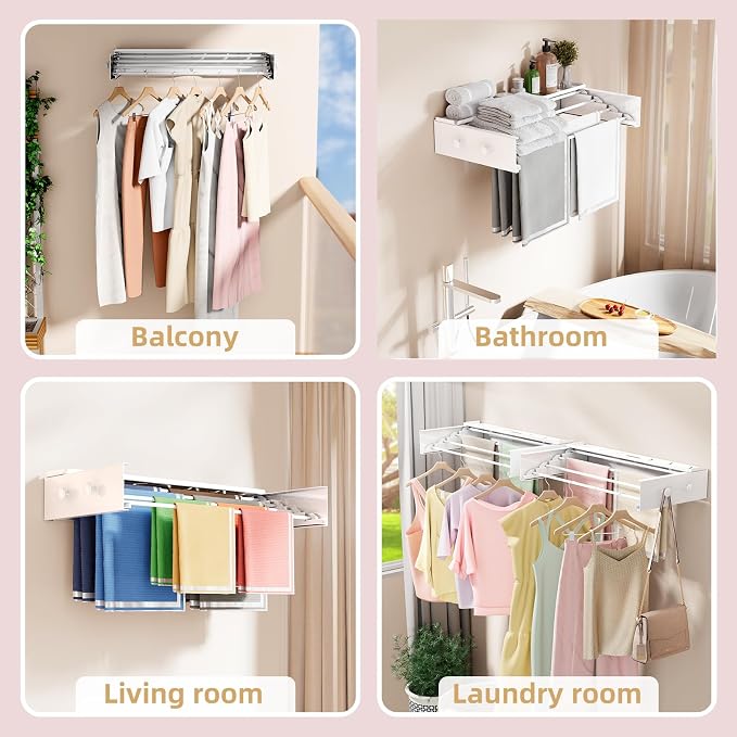 BAKON Wall Mounted Drying Rack - Image 4