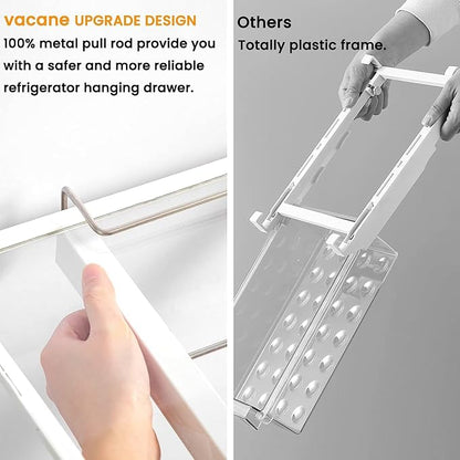 vacane Deeper Refrigerator Drawers, Adjustable Refrigerator Shelf 14-19.5 - Image 5