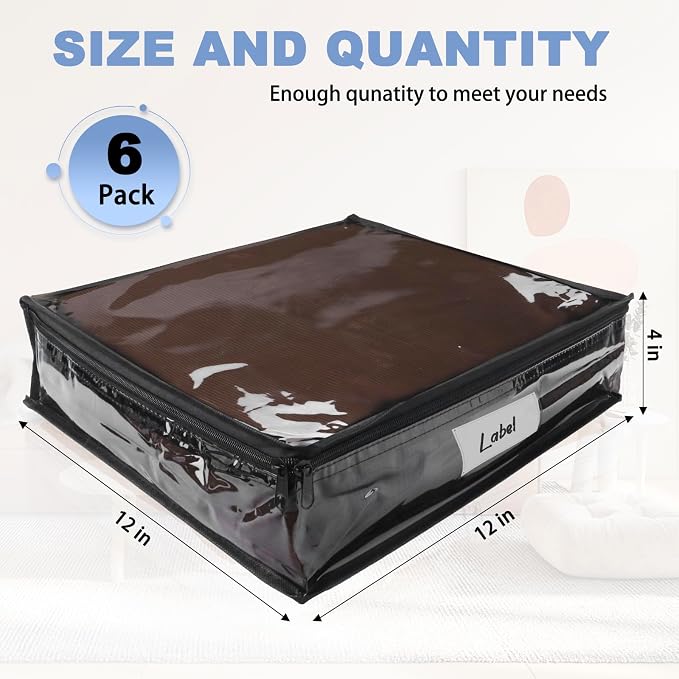 Clear Zippered Storage Bags Plastic Sweater Storage Bags - Image 2