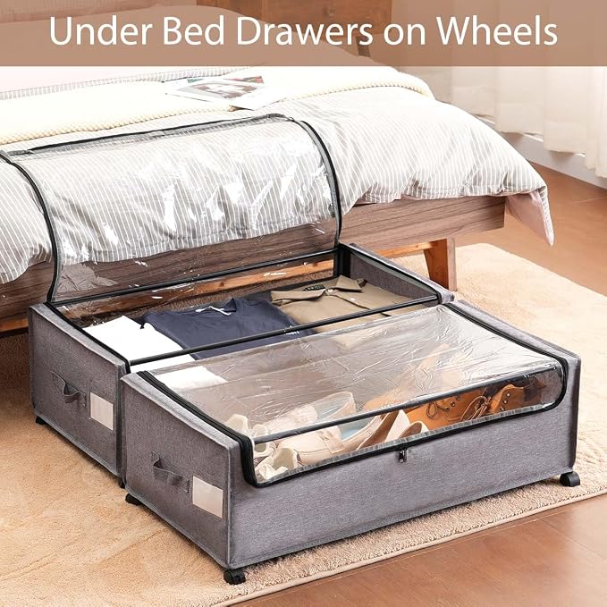 FOUCSSOMEI Under Bed Storage - Image 2