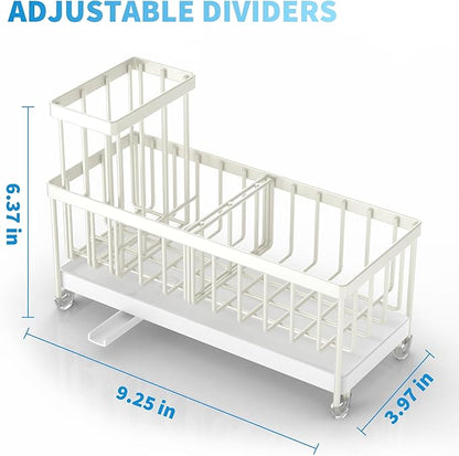 Cisily Cream Sponge Holder for Kitchen Sink, Sink Caddy Organizer - Image 2