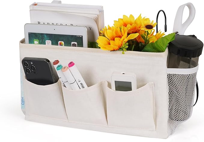 Bedside Storage Caddy/Bedside Hanging Storage Bag by Ozzptuu