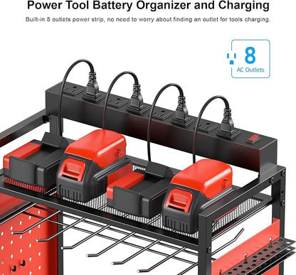 CCCEI Garage Power Tools Organizer Cart - Image 2