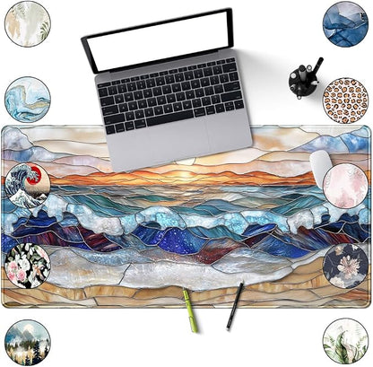 Mountain Sunrise Gaming Mouse Pad Large Desk Mat Extended Mouse and Keyboard Pad - Image 8