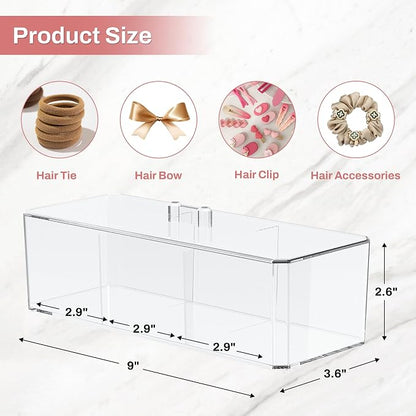 Hair Accessories Organizer for Girls, Cute Small Stackable Storage Drawer - Image 2