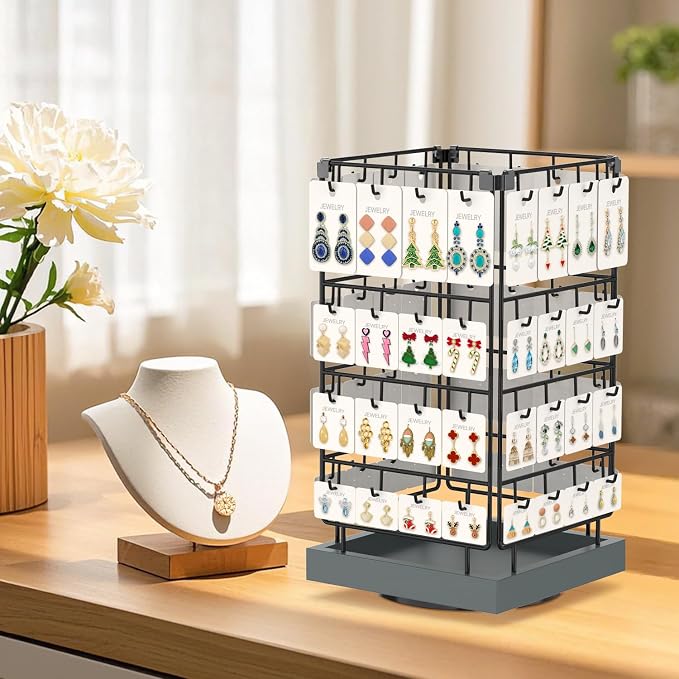 EsLuker.ly Rotating Earring Display Holder Stand - Image 7