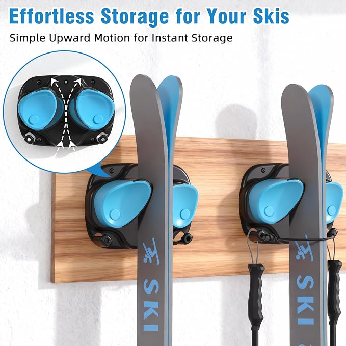 WDZREE Ski & Snowboard Wall Rack - Image 5