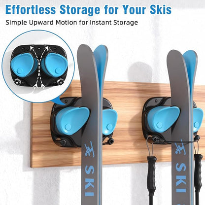 WDZREE Ski & Snowboard Wall Rack - Image 4