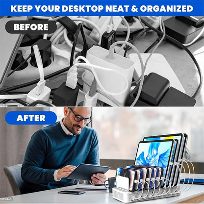Charging Station for Multiple Devices, 100W 10 Ports Charging Dock - Image 6