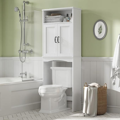 Over The Toilet Storage Cabinet, Over Toilet Bathroom Organizer - Image 4