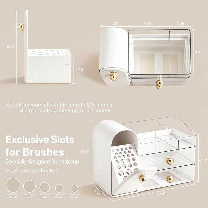 HBlife Makeup Organizer Countertop - Image 3