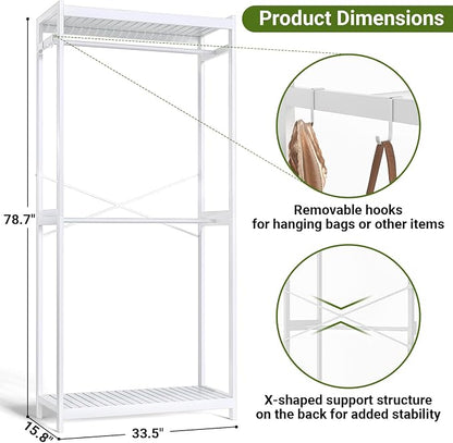 Homykic Bamboo Clothes Rack - Image 5