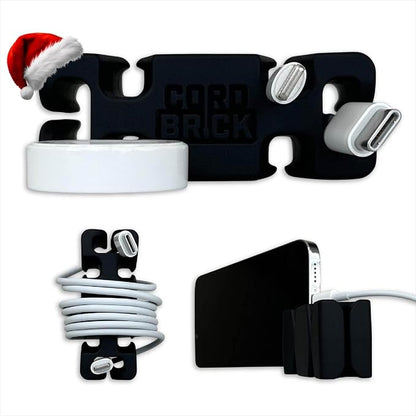CordBrick Stocking Stuffers for Adults Cord Management Weighted Cord Holder by CordBrick