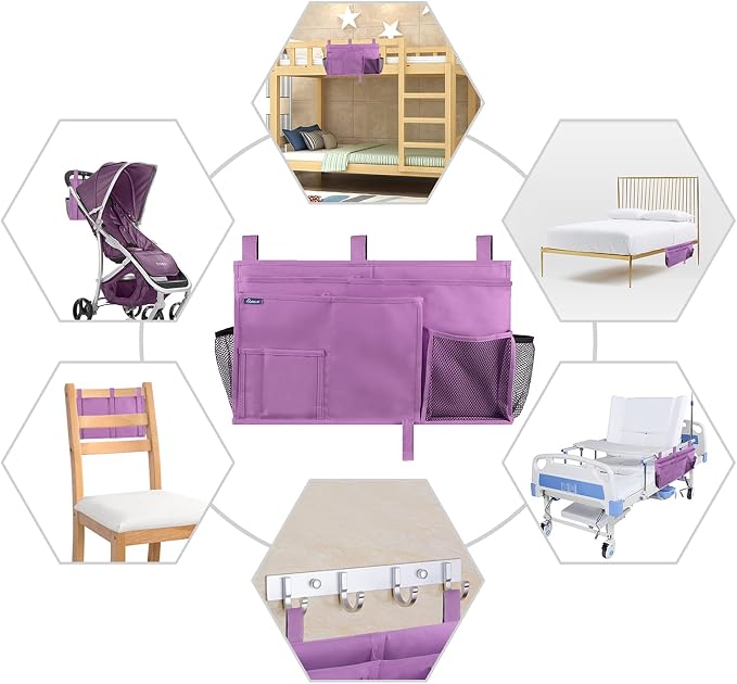 Surblue Caddy Hanging Organizer Bedside Storage Bag - Image 6