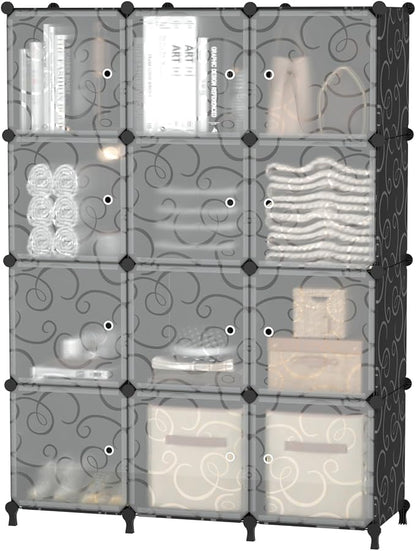 AWTATOS 12 Cube Storage Organizer, Closet Storage Shelves by AWTATOS
