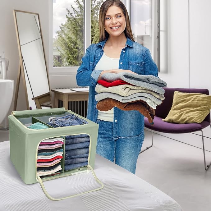Sorbus Storage Bins with Divided Interior - Image 4