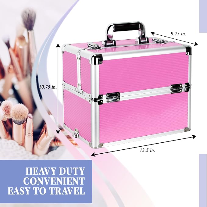 Ver Beauty Makeup Organizer, Cosmetic Travel Kit, Makeup Artist Supplies - Image 3