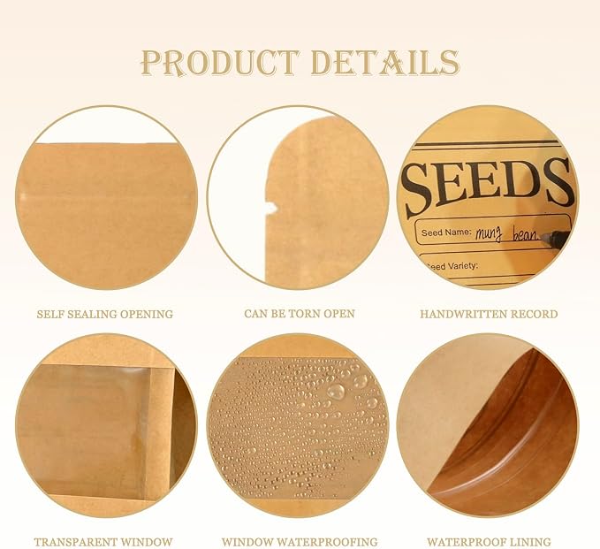 Seed Storage Organizer Box 60 Slots, - Image 6