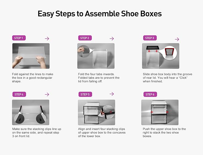 Kuject X-Large Shoe Storage Boxes 12 Pack, Entryway & Under-Bed Storage - Image 8
