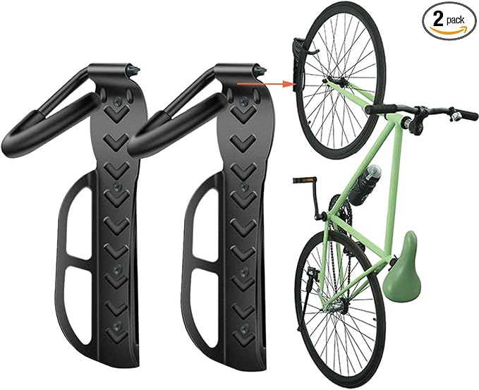 Wallmaster Bike Storage Rack for Garage, Wall Mount Bicycles Hanger by Wallmaster