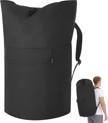 SONGMICS Laundry Bag, Laundry Backpack 31.7 Gallons, Heavy-Duty, Large by Unknown