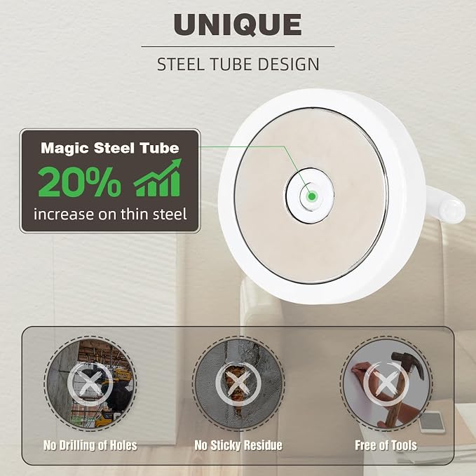 Neosmuk Magnetic Hooks Steel Tube Design - Image 3