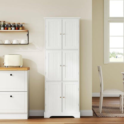 ChooChoo 63.2" Tall Bathroom Storage Cabinet - Image 6