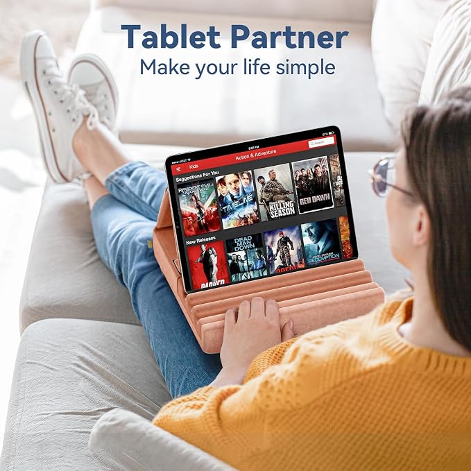 KDD Tablet Pillow Holder, Foldable iPad Stand - Image 3