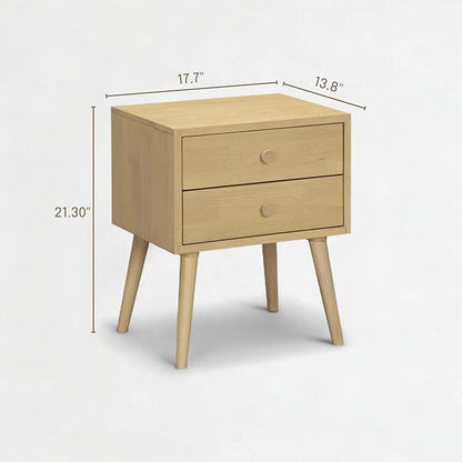 NTC Lux Nightstand with 2 Drawers, Featuring Adaptable Design, 150 lbs Load - Image 2