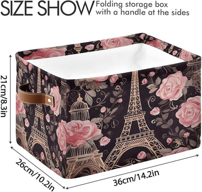 Paris Tower Flowers Storage Bins - Image 3