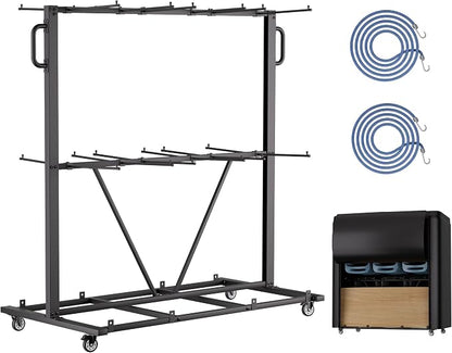 Folding Chair Rack, Heavy-Duty Chair Cart - Image 8