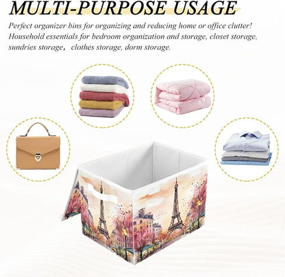 Watercolor Paris Storage Bins - Image 7