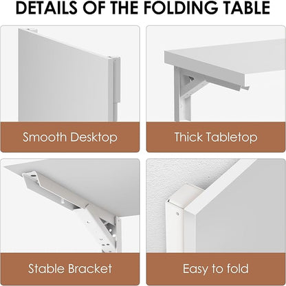 Need Fold Wall Mounted Table Folding Workbench Length 47.2" Width 20" Perfect - Image 6