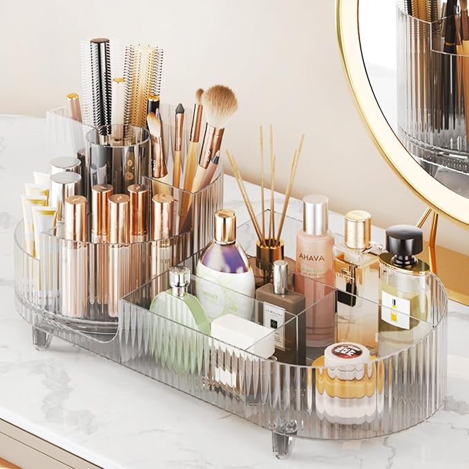 Rotating Makeup Organizer for Vanity by COMFYROOM