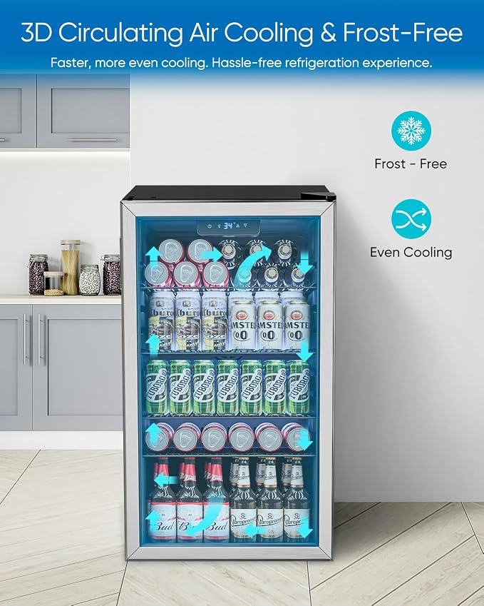Beverage Refrigerator Cooler - Image 4