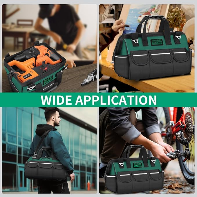 GrenPRO Tool Bag Organizer for Men, Wide Mouth Small Tool Bags, 13.5 Inch Soft - Image 4