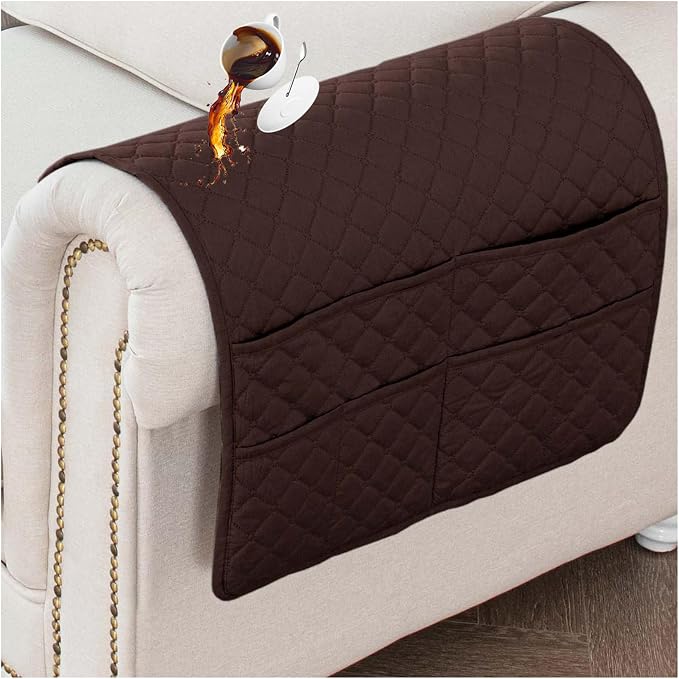 Waterproof Sofa Armrest Cover Headrest Cover by ZGDDPZA