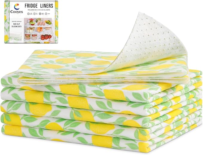 Cooyes 6 Pack Polyester Shelf Liners by Cooyes