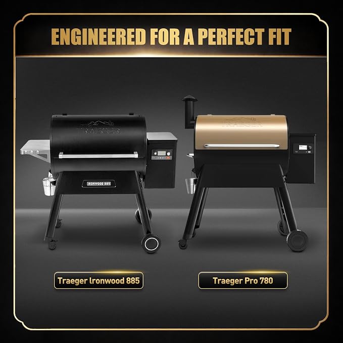 QuliMetal Folding Front Shelf for Traeger Pro 780 and Ironwood 885, Heavy-Duty - Image 3
