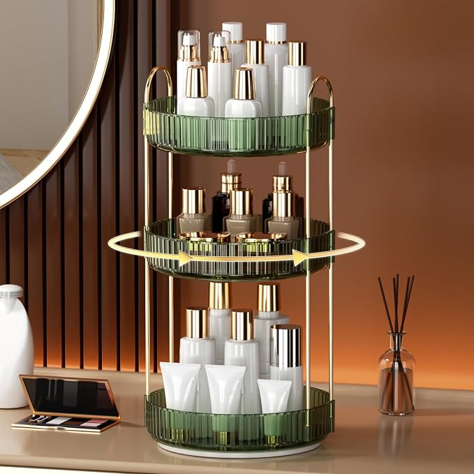 YCIA&DONE 360 Rotating Makeup Organizer and Storage - Image 7