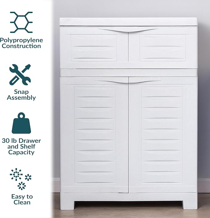 Sunnydaze 34.5" Garage Storage Cabinet - Image 5