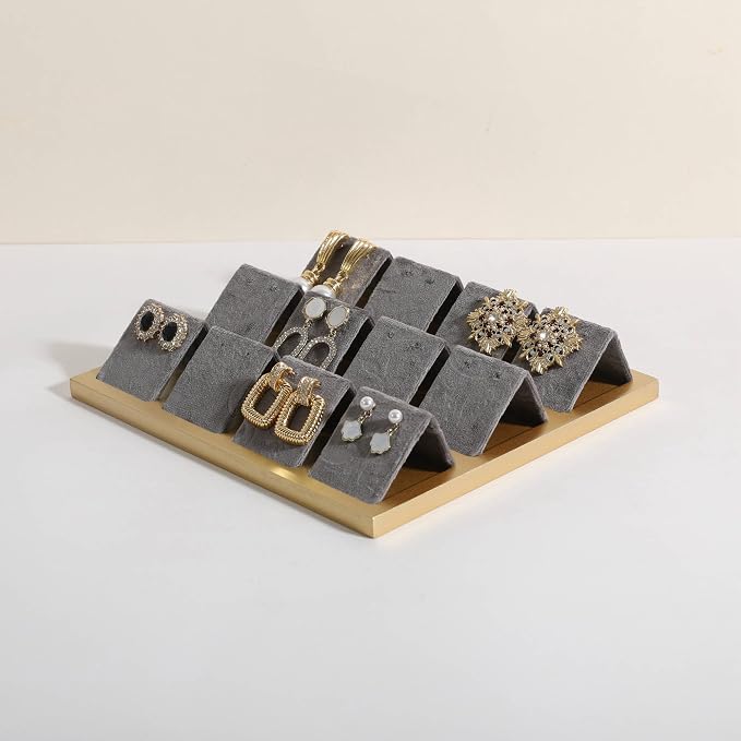 GemeShou Golden coated earring display stand by GemeShou