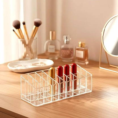 4 Pcs Perfume Organizer, 24 Slots Clear Acrylic Lipstick Organizer, Perfume - Image 7