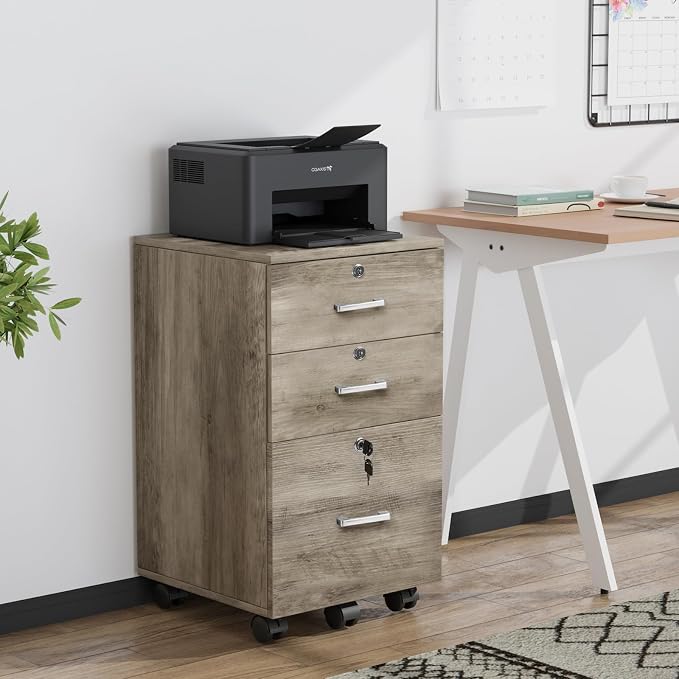 VINGLI 3-Drawer File Cabinet - Image 2