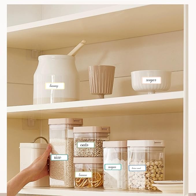 STARLIBOO Removable Labels, Removable Colored Labels Stickers, Self-Adhesive - Image 5