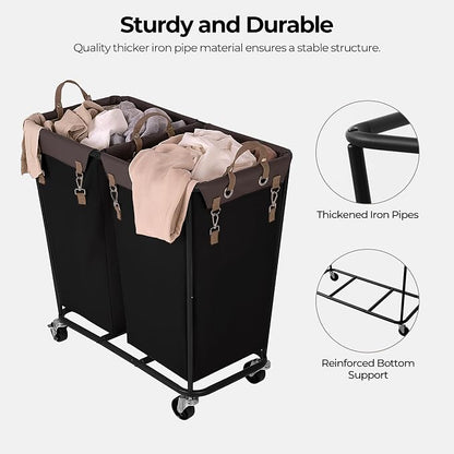 StorageWorks 280L Large Lanudry Hamper - Image 5