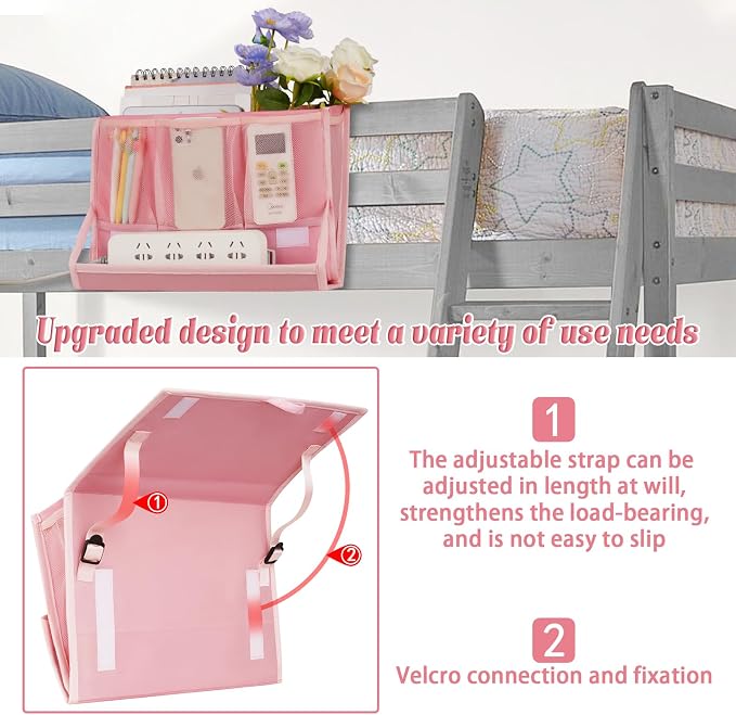 Bedside Caddy Bedside Storage Organizer Bedside Organizer - Image 4