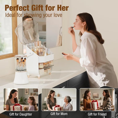 Makeup Organizer Countertop & Makeup Brush Holder - Image 8