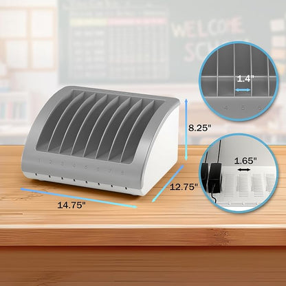 6-Pack | Pochar 8-Device Universal AC Laptop Charging Station - Image 3